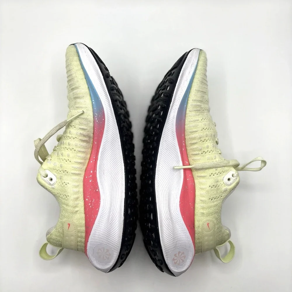 NIKE ReactX Infinity Run 4 Shoes Women's Size 7.5 Barely Volt Aquarius Blue